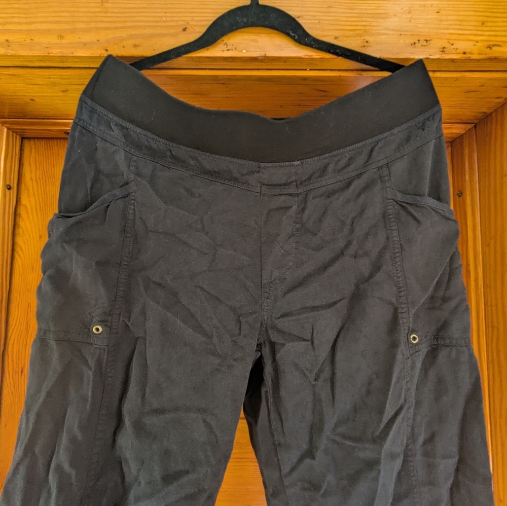 XCVI Navy Women's Linen Pants